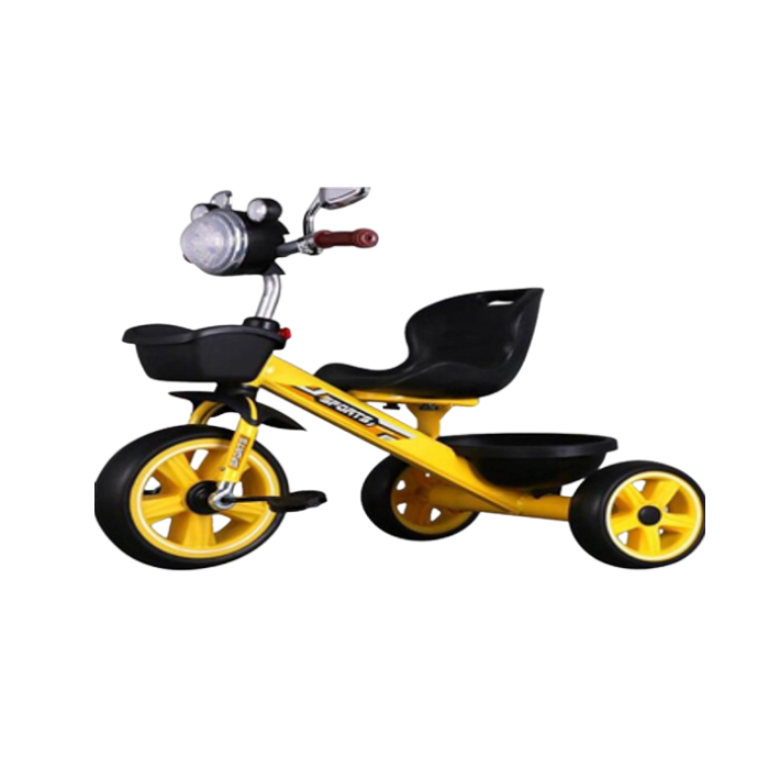 Designed for growing kids, the Mama Love Tricycle features an adjustable seat and handlebars, ensuring a perfect fit as your child grows. With its sturdy build and safety features, this tricycle provides a smooth and enjoyable ride for little explorers.