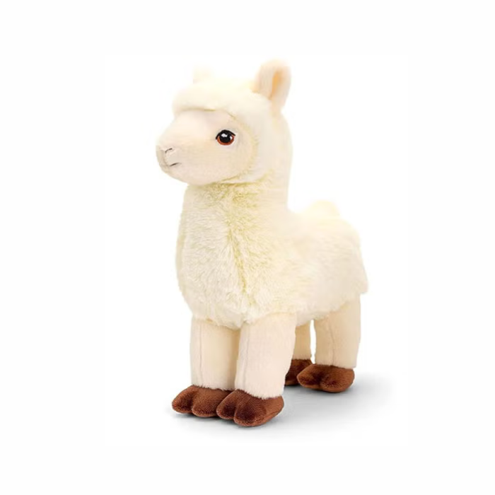 Embark on an adventure with the Keel Toys 25cm Keeleco Llama Plush Toy! Crafted with soft materials and delightful detailing, this cuddly llama companion is perfect for snuggles and imaginative play. Transport the child to exotic landscapes and ignite their curiosity with this lovable plush toy.