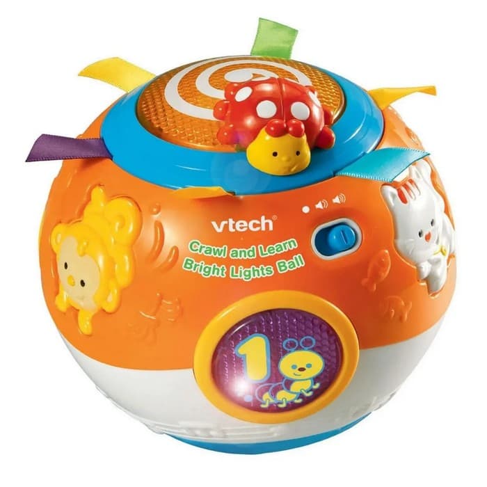 A magical ball that moves and rolls on its own which encourages babies to crawl, Animals' buttons that your baby can press, slide and twist which improves motor skill development, Recommended for babies from 6 months to 3 years.