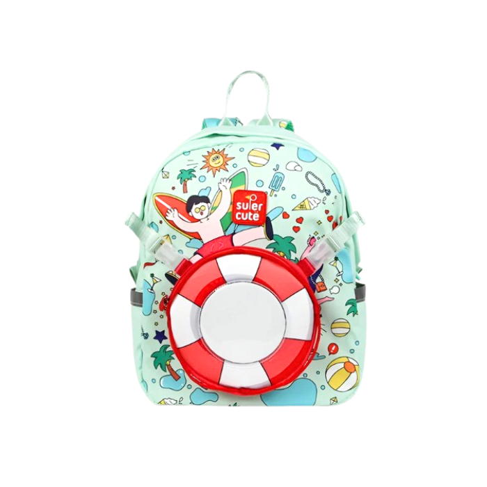 Swimmming Ring Backpack Two-In-One