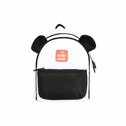 Introduce your child to the Supercute Panda Backpack from the Animal City series. Ideal for kids 1-6, with a fun panda design, eco-friendly, waterproof, and comfy straps for all-day comfort and adventure.