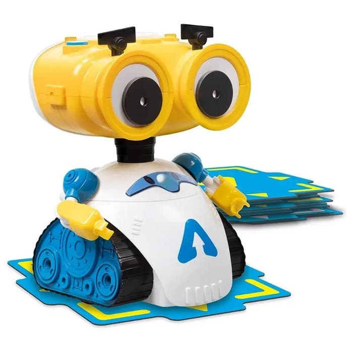 Robot Hi-Tech Andy by XTREM Bots. - Andy's educational bot contains up to 30 programmable actions. - To program the robot, this will be done through the seven buttons on the robot's head. - This cute robot for kids belongs to the category of educational robots.
