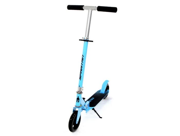 - Height adjustable handle bar, Color Rubber Grip - One-Finger easy release mechanism for super quick folding, Rear foot brake - Materials: 50% Aluminium & 50% Steel, Ultra smooth durable 145mm PVC Wheels - ABEC-5 performance speed bearings, Max. Rider Weight: 100kgs (220lbs) - Packaging: Full color display box, Ages 6 and up