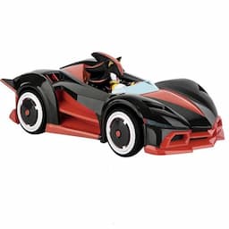This full function 2.4G remote control racing car with LED lights will provide endless fun and enjoyment. The vehicle features the details of the original Sonic game. High speed : Up to 9 km/h. Contains a minifigure inside the vehicle. Approx. 27 cm long. Suitable for ages 6+ years and above. A great gift for car enthusiasts.