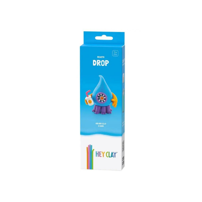 You can easily create your own cute characters using soft and fluffy creative clay in bright colors. All you have to do is download a dedicated app, enter the code from the box and you will generate it according to the instructions in the app. Hey Clay includes 3 creative clays and an access code to the app. The colors are displayed on the package, it allows you to create the exact figurine. It is designed for creative play and collecting handcrafted figures. Suitable age group: 3 years and above.