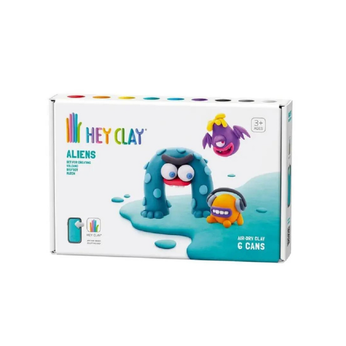 You can easily create your own cute characters using soft and fluffy creative clay in bright colors. All you have to do is download a dedicated app, enter the code from the box and you will generate it according to the instructions in the app. Hi Clay includes 6 cans of soft, fragrant creative block clay and an access code to the app. The colors are displayed on the package, it allows you to create the exact figurine. It is designed for creative play and collecting handcrafted figures. Suitable age group: 3 years and above.
